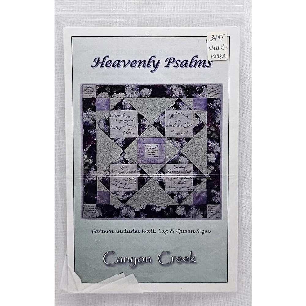 Canyon Creek "Heavenly Psalms" Wall Hanging 3 Patches included